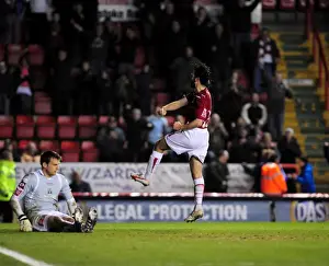 Bristol City V Barnsley Prints: Bristol City's Paul Hartley Goal Celebration: Championship Clash Against Barnsley (23/03/2010)