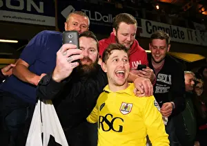 Bradford City V Bristol City (Promotion) Prints: Bristol City's Promotion Celebration: Triumph at Bradford City (April 14, 2015)