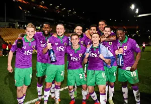 Bristol City's Promotion Celebration: Triumph at Valley Parade after Winning Sky Bet League One vs. Bradford City