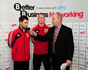 Bristol City's Richard Foster Interviewed During Bristol City V Middlesbrough Match