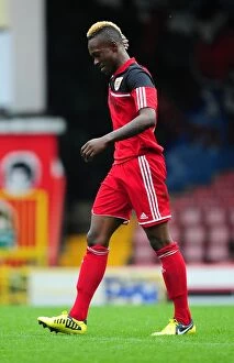 Images Dated 24th September 2012: Bristol City's Ridwan Oluwatobi in Action: U21s Face Ipswich Town in Football League Two