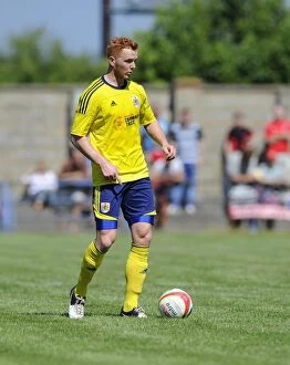 Images Dated 6th July 2013: Bristol City's Ryan Taylor in Action during Pre-Season Friendly against Clevedon Town