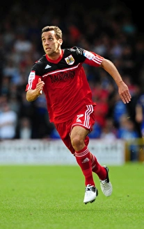 Bristol City's Sam Baldock in Action Against Cardiff City, Championship 2012