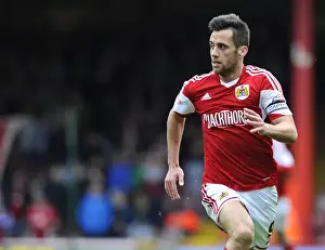 Bristol City V Preston North End Prints: Bristol City's Sam Baldock in Action Against Preston North End - Sky Bet League One