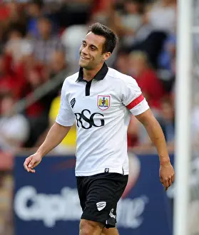 Bristol City's Sam Baldock Celebrates Goal Against Cheltenham Town, 2014