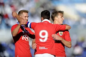 Bristol City's Sam Baldock Celebrates Goal Against Extension Gunners (2014)