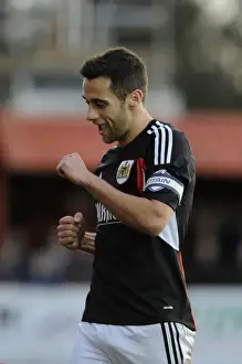 Bristol City's Sam Baldock Celebrates Goal in FA Cup Second Round against Tamworth