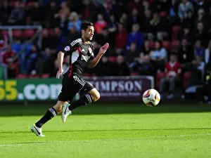 Crewe V Bristol City Prints: Bristol City's Sam Baldock Chases Loose Ball in Crewe V Bristol City Football Match