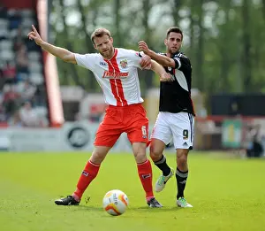 Stevenage V Bristol City Prints: Bristol City's Sam Baldock Closes In: A High-Stakes Moment from Stevenage vs