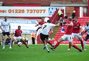 Bristol City's Sam Baldock Denied by Barnsley Goalkeeper - Championship Football Match, September 1, 2012