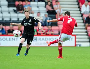Bournemouth V Bristol City Prints: Bristol City's Sam Baldock Goes For Glory Against Bournemouth - Pre-Season Friendly