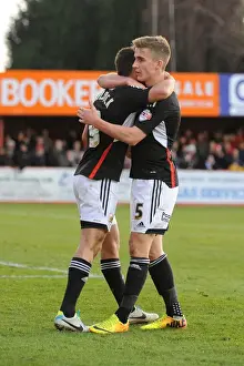Bristol City's Sam Baldock and Joe Bryan Celebrate Goal in FA Cup Second Round Match against Tamworth