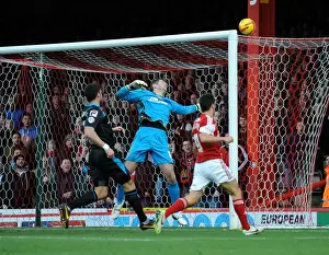 Bristol City's Sam Baldock Narrowly Misses Goal Against Stevenage
