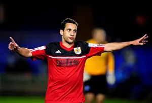 Bristol City's Sam Baldock Scores Championship Opener Against Peterborough United (September 2012)