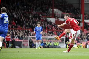 Bristol City V Gillingham Prints: Bristol City's Sam Baldock Scores Dramatic Last-Minute Winner Against Gillingham in Sky Bet League One (01/03/2014)