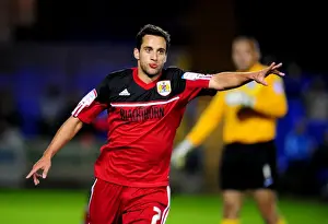 Bristol City's Sam Baldock Scores Opening Goal in Championship Match vs