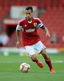 Bristol City V Reading Prints: Bristol City's Sam Baldock Scores Against Reading - July 24, 2013