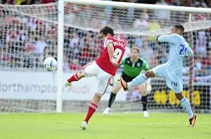 Coventry City V Bristol City Prints: Bristol City's Sam Baldock Scores a Stunning Volley Against Coventry City