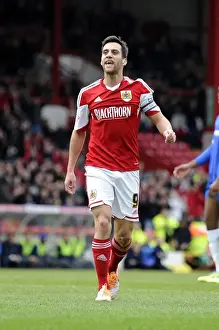 Bristol City V Gillingham Prints: Bristol City's Sam Baldock Scores Thrilling Goal Against Gillingham in Sky Bet League One