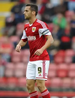 Bristol City V Colchester United Prints: Bristol City's Sam Baldock Scores the Winning Goal Against Colchester United in Sky Bet League One (September 2013)