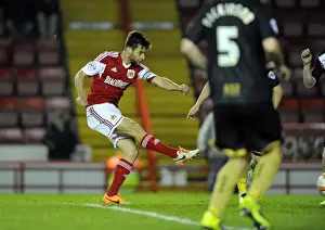 Bristol City's Sam Baldock Scores the Winning Goal Against Swindon Town in Sky Bet League One