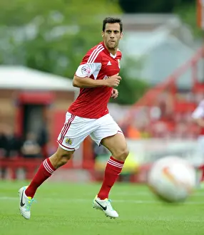 Bristol City V Wolves Prints: Bristol City's Sam Baldock Scores Against Wolves in Sky Bet League One Match at Ashton Gate