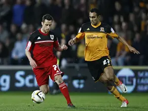 Bristol City's Sam Baldock vs. Hull City's Ahmed Elmohamady - Championship Showdown, 2013
