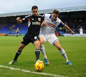 Bristol City's Sam Baldock vs Tranmere's Ash Taylor in Sky Bet League One Clash at Prenton Park