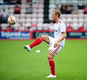 Bristol City's Scott Wagstaff in Action against Bournemouth, 2013