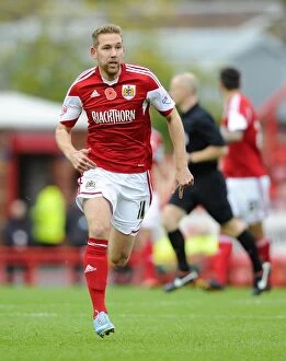 Images Dated 9th November 2013: Bristol City's Scott Wagstaff in Action during FA Cup Match against Dagenham and Redbridge
