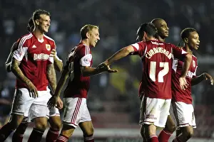 Round 2 Prints: Bristol City's Scott Wagstaff Scores Dramatic Winning Goal Against Crystal Palace in Capital One Cup