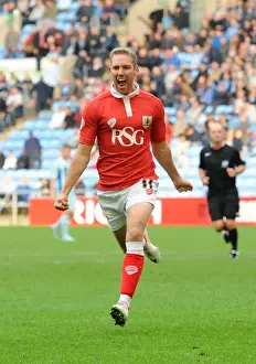 Coventry City V Bristol City Prints: Bristol City's Scott Wagstaff Scores Game-Winning Goal vs