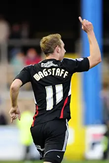 Carlisle United V Bristol City Prints: Bristol City's Scott Wagstaff: Thrilling Goal Celebration in Sky Bet League One Clash vs