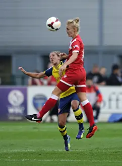 BAWFC V Arsenal Ladies Prints: Bristol City's Sophie Ingle Wins Epic Header Against Arsenal Ladies (BAWFC v Arsenal Ladies)