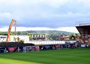 Images Dated 19th August 2014: Bristol City's South Stand Development: Transforming Ashton Gate Ahead of Football Match vs Leyton