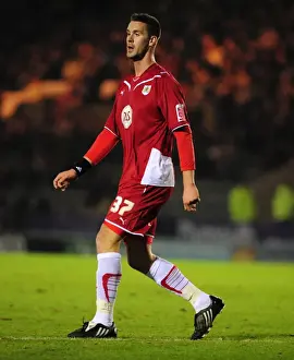Bristol City V Plymouth Argyle Prints: Bristol City's Stefan Maierhofer in Action during the Intense Championship Clash against Plymouth Argyle