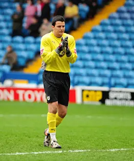 Sheffield Wednesday V Bristol City Prints: Bristol City's Stephen Henderson Saves the Day: Sheffield Wednesday vs