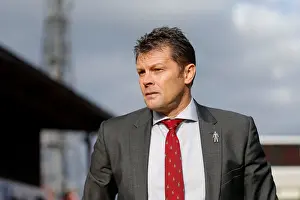 Bristol City's Steve Cotterill Observes Barnsley vs