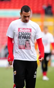 Bristol City V Sheffield Wednesday Prints: Bristol City's Steven Caulker Honors Murder Victim Joanna Yeates with T-Shirt during FA Cup Match vs