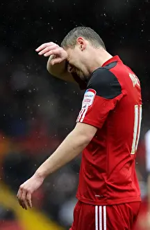 Bristol City V Bolton Wanderers Prints: Bristol City's Steven Davies Disappointed After Loss to Bolton Wanderers (Bristol City V Bolton Wanderers)