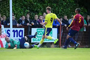 Bristol City's Steven Davies Shoots in Pre-Season Friendly Against Ashton and Backwell United