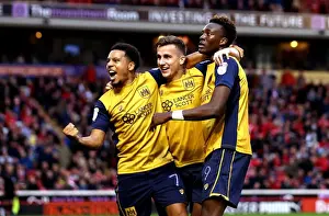 Barnsley V Bristol City Prints: Bristol City's Tammy Abraham Scores Dramatic Goal Against Barnsley
