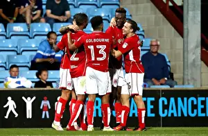 Glanford Park Prints: Bristol City's Tammy Abraham Scores Dramatic Goal Against Scunthorpe United in EFL Cup