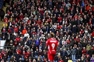 Blackburn Rovers V Bristol City Prints: Bristol City's Tammy Abraham Scores Opening Goal vs. Blackburn Rovers: Fans Celebrate