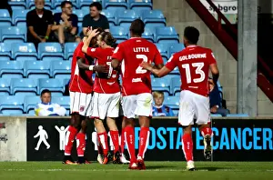 Glanford Park Prints: Bristol City's Tammy Abraham Scores the Winning Goal Against Scunthorpe United in EFL Cup