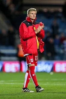 Images Dated 18th October 2016: Bristol City's Taylor Moore Disappointed After 1-0 Loss to QPR