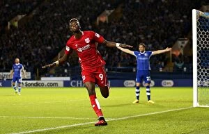 Images Dated 13th September 2016: Bristol City's Thrilling Double: Abraham's Strike Secures Victory Over Sheffield Wednesday
