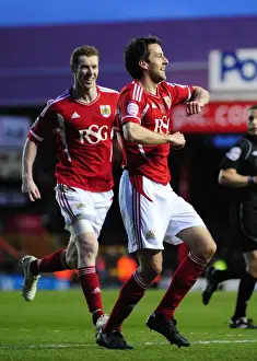Bristol City V West Ham Prints: Bristol City's Thrilling Upset: Cole Skuse's Stunning Goal vs