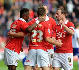 Bristol City V Chesterfield Prints: Bristol City's Thrilling Victory: Celebrating Ian Evatt's Own Goal vs Chesterfield