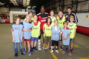 Bristol City's Toby Ajala at Community Park Training with Bristol City Trust - Bristol City vs Bradford City, Sky Bet League One (August 2013)